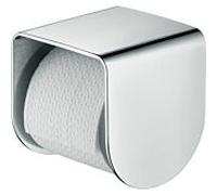 hansgrohe Porte-rouleau de papier Axor 42436330 avec étagère, chrome noir poli