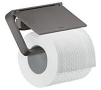 hansgrohe Axor Papierrollenhalter 42836340 avec couvercle, métal, chrome noir brossé