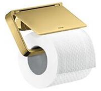 hansgrohe Axor Papierrollenhalter 42836990 avec couvercle, métal, optique or poli