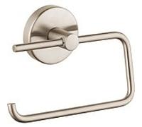 hansgrohe porte-rouleau de papier Logis 40526820 nickel brossé, laiton, sans couvercle