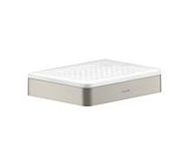 hansgrohe Porte-savon Axor 42803800 insert en céramique, aspect inox