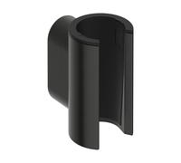 Hansgrohe Support de douche Porter Fine 28885340 – maintien fixe, métal, chrome noir brossé