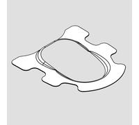 hansgrohe Protection anti-éclaboussures de rechange pour abattant lavant, 85006000,
