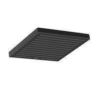 Hansgrohe Douche de tête Pulsify E 26x26 cm carrée 1 jet (PowderRain) EcoSmart noir mat 24331670