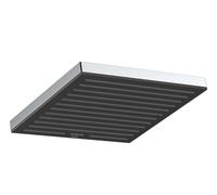 Hansgrohe Douche de tête Pulsify E 26x26 cm carrée Effet pluie EcoSmart chrome 24331000