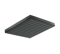 Hansgrohe Pulsify E - Douche de tête, 26x26 cm, EcoSmart, noir chromé brossé 24331340