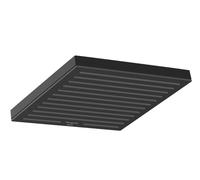 Hansgrohe Douche de tête Pulsify E 26x26 cm carrée 1 jet (PowderRain) EcoSmart noir mat 24331670