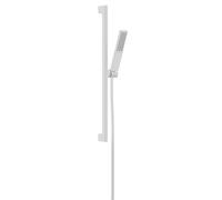 Hansgrohe Ensemble de douche mural Pulsify E 24370700 Barre 663 mm 1 jet PowderRain Blanc mat