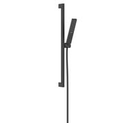 Hansgrohe Pulsify E - Ensemble pomme de douche, tige et flexible, EcoSmart, noir mat 24380670