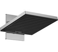 hansgrohe Pulsify E Pomme de douche 260, 2 types de jets, EcoSmart, avec raccordement mural, 24351000, Couleur: chrome