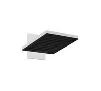 hansgrohe Pulsify E Pomme de douche 260, 2 types de jets, EcoSmart, avec raccordement mural, 24351700, Couleur: Blanc mat