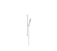 hansgrohe Pulsify E Set de douche 100, 1 jet, EcoSmart+, avec barre de douche 65 cm, 24371700, Couleur: Blanc mat