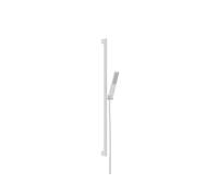 hansgrohe Pulsify E Set de douche 100, 1 jet, EcoSmart+, avec barre de douche 90 cm, 24381700, Couleur: Blanc mat