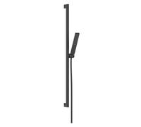 Hansgrohe Pulsify E - Set de pommeau de douche, barre et flexible, EcoSmart+, noir mat 24381670