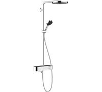 Hansgrohe Pulsify ensemble de douche mural avec thermostat avec douche pluie chrome 24230000