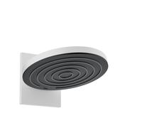 hansgrohe Pulsify S Douche de tête 260 2 jets (EcoSmart) avec raccordement mural, 24151700, Couleur: blanc mat
