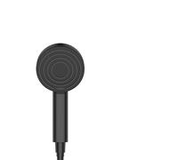Hansgrohe Pulsify S - Pommeau de douche Activation 105, 1 jet, noir mat 24120670