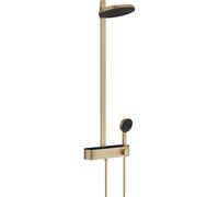 Hansgrohe Colonne de douche Pulsify S 260, 2 jets EcoSmart, ShowerTablet Select 400, bronze brossé