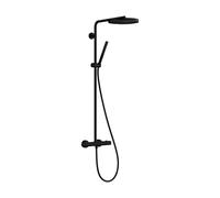 Hansgrohe Set de douche Pulsify S Puro avec thermostat, 1 jet, Ø26 mm, noir mat 24222670