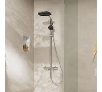 hansgrohe Pulsify S Puro Colonne de douche en applique avec mitigeur thermostatique, 24237000,
