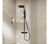 hansgrohe Pulsify S Puro Colonne de douche en applique avec mitigeur thermostatique, 24237670,