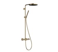 HANSGROHE Colonne de douche 260 1 jet Pulsify S Puro EcoSmart avec mitigeur thermostatique - Bronze