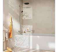 hansgrohe Pulsify S PURO Système de douche 260, 1jet, thermostat de baignoire Ecostat Fine, douchette à main 3jet, EcoSmart, chrome, 24232000