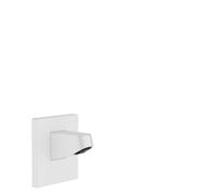hansgrohe Pulsify S raccord mural pour pomme de douche 105, 24139700, Couleur: blanc mat