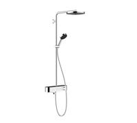 Hansgrohe Pulsify S - Set de douche 260 avec thermostat de baignoire ShowerTablet Select 400, 1 jet, chrome 24230000