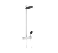 Hansgrohe Pulsify S - Set de douche 260 avec thermostat ShowerTablet Select 400, 2 jets, EcoSmart, blanc mat 24241700