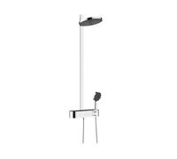 Hansgrohe Pulsify S - Set de douche 260 avec thermostat ShowerTablet Select 400, 2 jets, EcoSmart, chrome 24241000