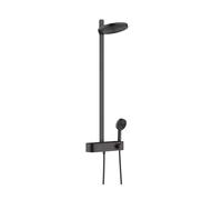 Hansgrohe Pulsify S - Set de douche 260 avec thermostat ShowerTablet Select 400, 2 jets, EcoSmart, noir mat 24241670