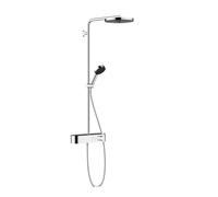 Hansgrohe Pulsify S - Set de douche 260 avec thermostat ShowerTablet Select 400, EcoSmart, 3 jets, chrome 24221000