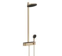 Hansgrohe Pulsify S - Set de douche avec thermostat, diamètre 26 cm, 3 jet, bronze brossé 24240140