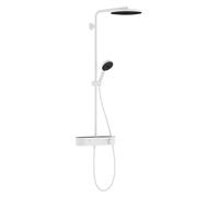 Hansgrohe Pulsify S - Set de douche avec thermostat, diamètre 3 cm, 3 jet, blanc mat 24220700