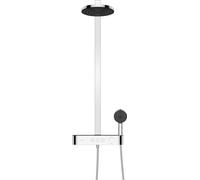 hansgrohe Pulsify S Showerpipe 24240000 avec thermostat de douche Shower Tablet Select 400, chromé