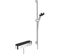 Hansgrohe Pulsify Select ensemble de douche mural avec thermostat chrome 24270000