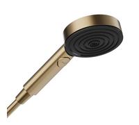 hansgrohe Pulsify Select S Pommeau de douche 105, 3 types de jets, relaxation, EcoSmart, 24111140, Couleur: Bronze brossé