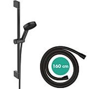 hansgrohe Pulsify Select S ensemble de douche 24160670 noir mat, 3jet, relaxation, avec barre de douche 65cm