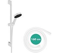 hansgrohe Pulsify Select S set de douche 24160700 blanc mat, 3jet, relaxation, avec barre de douche 65cm