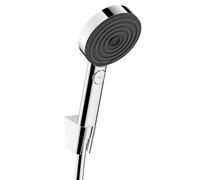Hansgrohe Pulsify Select S - Set de pommeau de douche, support et flexible, 3 jets, EcoSmart, chrome 24305000
