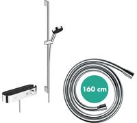 hansgrohe Pulsify Select S set de douche 24270000 barre de douche 90 cm, relaxation, avec douchette, chromé