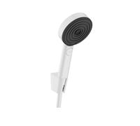 Hansgrohe Pulsify Select - Set de pommeau de douche, 3 jets, support et flexible de 160 cm, blanc mat 24303700