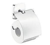 hansgrohe PuraVida porte-rouleau de papier de toilette 41508000 chrome, avec couvercle