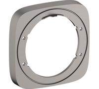 hansgrohe PuraVida Rosette de prolongation, 15597340, Couleur: Chrome noir brossé