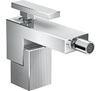 hansgrohe raccord de Axor Edge 46211000 chromé , coupe diamant, ensemble de vidage push-open, saillie 149 mm