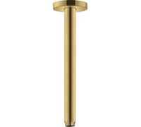 hansgrohe raccordement au plafond S 300 mm, 27389990, Couleur: Optique en or poli