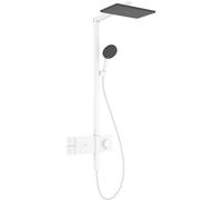 Hansgrohe Raindance Alive Q ensemble de douche mural avec thermostat avec douche pluie blanc 24580700