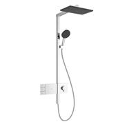 Hansgrohe Raindance Alive Q - Set de douche avec thermostat, 21x34 cm, 3 jets, chrome 24590000