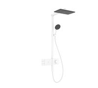 Hansgrohe Ensemble de douche mural Raindance Alive Q 210/340 2 jets thermostatique blanc mat 24590700